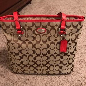 COACH Zip Tote